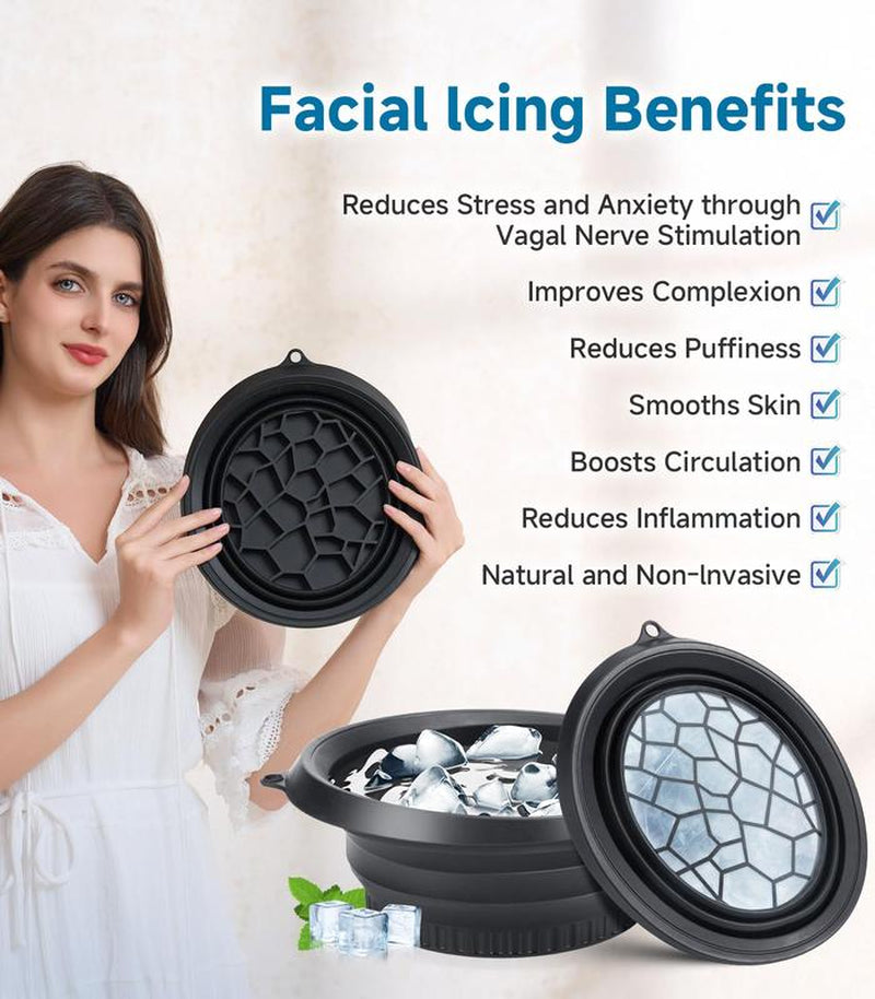 Ice Face Bowl – Collapsible Cold Therapy for Skincare & Recovery