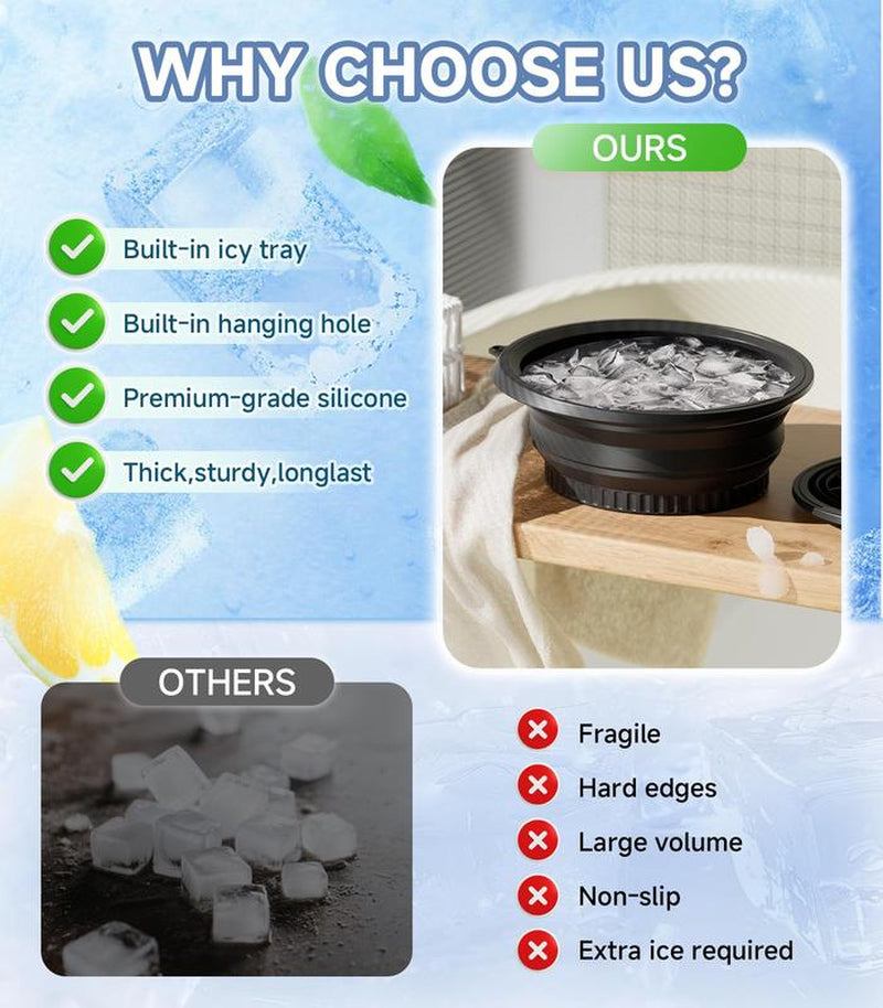 Ice Face Bowl – Collapsible Cold Therapy for Skincare & Recovery