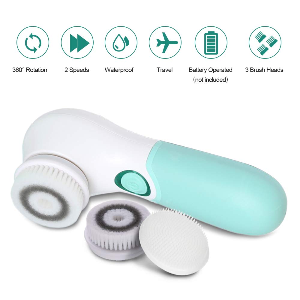 Sonic Facial Cleansing Brush 5-in-1 (USB Rechargeable)