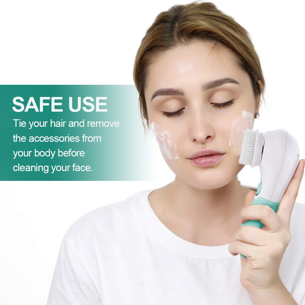 Sonic Facial Cleansing Brush 5-in-1 (USB Rechargeable)