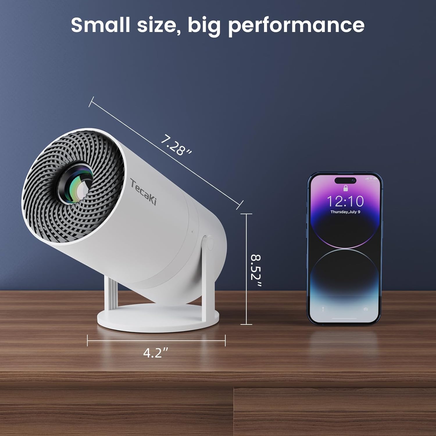 Portable Mini Projector 1080p (Wi-Fi/BT)