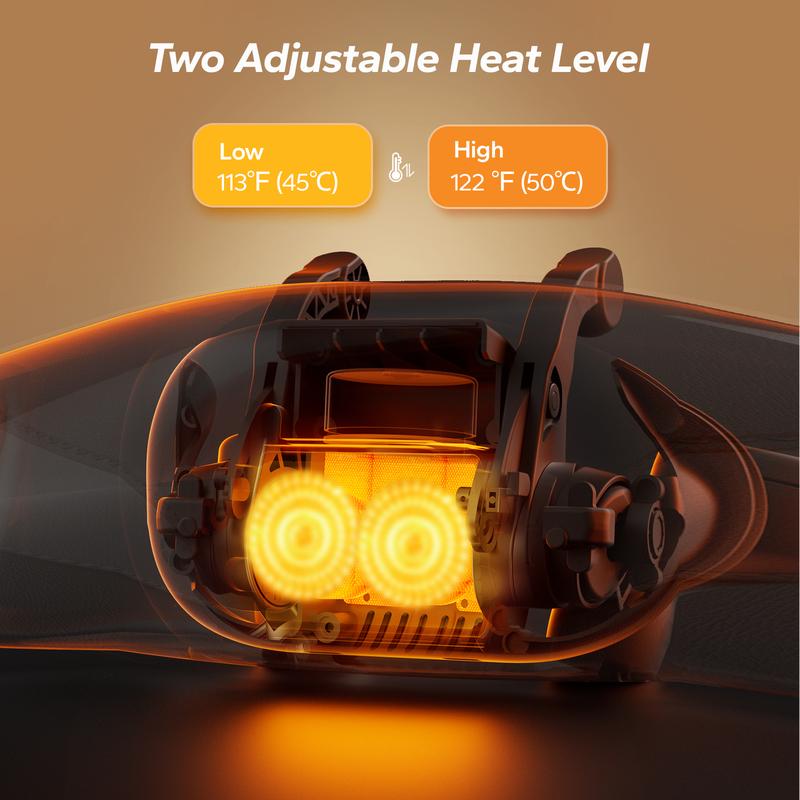 Cordless Neck & Shoulder Massager with Heat – Pain & Stress Relief